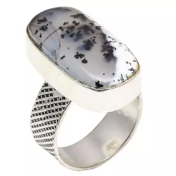 Dendritic Opal Gemstone Handmade Silver Jewelry 9