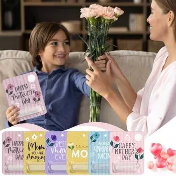 Денежная открытка на День матери Подарок на День матери Денежная открытка на День матери Поздравительная открытка One Size