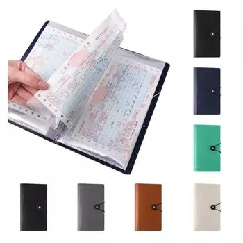 Денежный конверт Экономия Книга Вызова Выработка Привычек Планировщик Денег Кошелек Коллекция Купюр Grey-7 Sheet