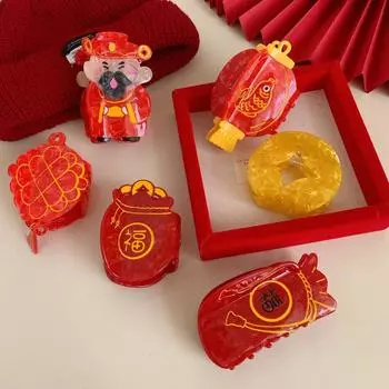 Денежный мешок новогодний коготь для волос мультфильм большой зажим для волос в виде акулы ацетатный коготь заколка аксессуары для волос Style A