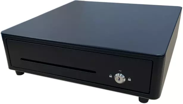 Денежный ящик NASCO Small полностью металлический 3 купюры 6 монет 350 x глубина 360 x высота 104 черный NASCO TC-350R [ширина мм] TC-350R-B чёрный