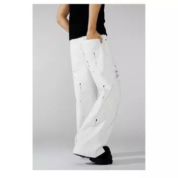 Denim Casual Pants Straight Looser Style High Street Style White Men s Jeans 28 белый