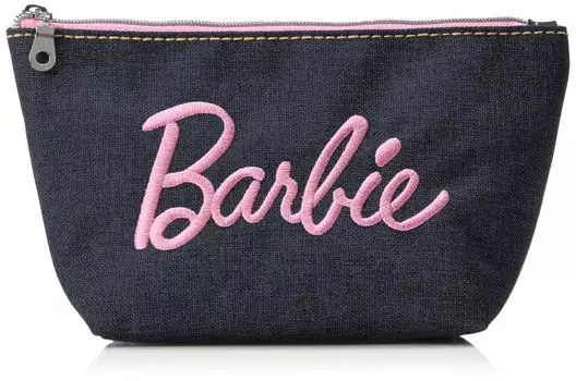 Denim Embroidery Logo Boat Pouch Light Pink [Barbie] RCBB-109b (RCBB-109)