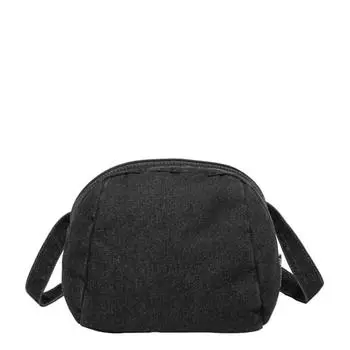 Denim Shell Bag Women Commuter Large Capacity Shoulder Bag чёрный