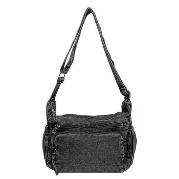Denim Single-shoulder Bag Women s Lightweight Crossbody Bag Large-capacity Casual Bag Trendy Women s Bag