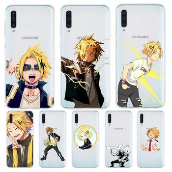 Denki Kaminari My Hero аниме для Samsung Galaxy A90 A80 A70 A60 A50 A40 A30 A20S A20E A10 A10E A10S S8 S7 S6 Edge чехол для телефона Samsung A90(5G)