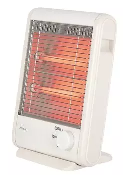 Denkosha ZEPEAL 600W electric quick power off when tipped easy simple design stove, heating, over, 300W/600W, 2-stage switching, compact, underfoot,