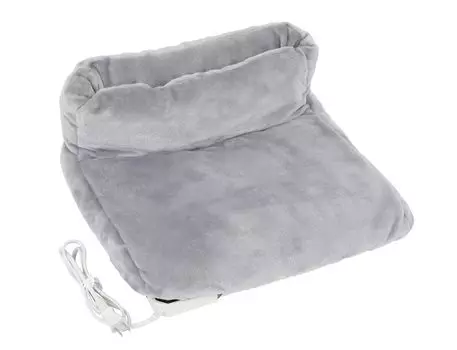 Denkyosha Zepir электрическая грелка для ног, грелка для ног, пушистая фланель, материал 42 x 42 см ZHF-1TA(ЧАС) серый