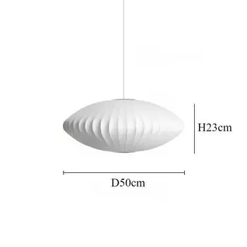 Denmark Silk LED Pendant Lamp Designer Hanging Light for Living Room Hotel Hall Restaurant Modern Home Decor Factory Direct No bulb