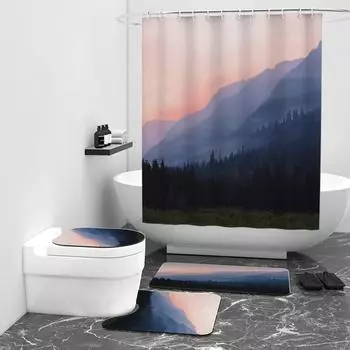 Dense Jungle цифровая печать занавеска для душа ванная комната блокировка водонепроницаемая занавеска W90cm*L180cm