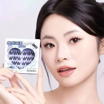 Dense Self-adhesive Lash Clusters Extension False Eyelash Clusters Makeup Tool Cat