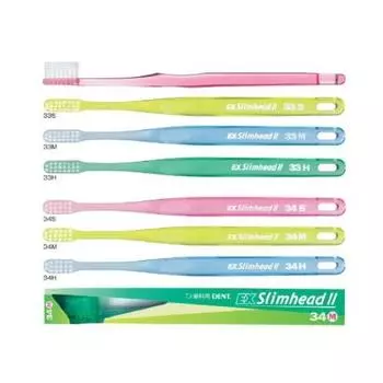 DENT DENT Slim Head 2 10 pieces O 33M [Toothbrush] [10 pieces]