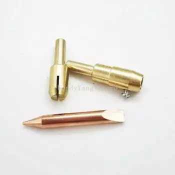 Сварочный пистолет для исправления вмятин Круглый патрон для шайбы Автомобильный корректировщик Головка Зажим для наконечника Насадка для точечной сварки Шпилька-шпилька Держатель шайбы Медный аксессуар