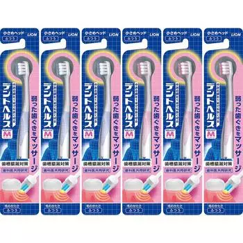 Dent Health Gentle 6 щеток Зубная щетка, Уход, Массаж, Обычная, синий