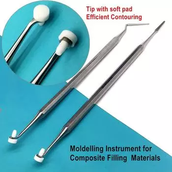 Dental Contactsculpt Pad Инструмент для моделирования зубов для композитных пломбировочных материалов Композитный шпатель для триммера из смолы 1 piece A