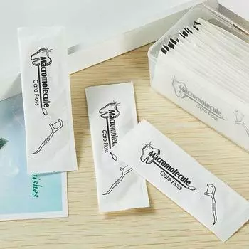 Dental Floss Toothpick Disposable Dental Floss Sticks