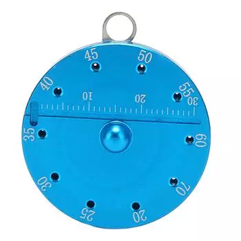 Dental Gutta Percha Point Cutter Ruler Aluminum Alloy Round Measure Cutting Scale for Dental