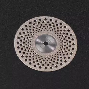 Dental Lab Double Sided Diamond Cutting Disc 22Mm For Separating Polishing Ceramic Crown Plaster Or Jade