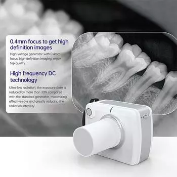 Дентальный датчик рентгеновский аппарат высокочастотный Rx цифровая интраоральная цифровая система HD изображение EU plug белый