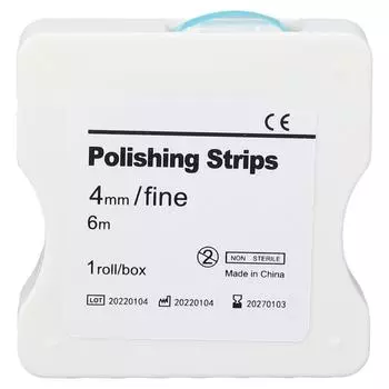 Dental Polishing Strip 4mm Resin Whitening Teeth Finishing Polishing Strips Abrasives Dental синий