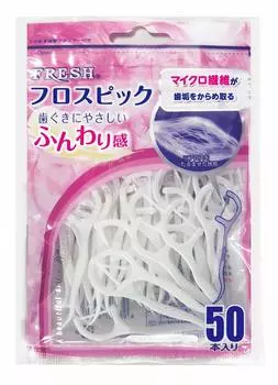 Dental Pro Fresh Floss Picks 50P [Bulk purchase] [x7 pieces]