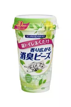 Deodorizing just sprinkle on the cat deodorizing beads that spread the refreshing natural garden 450ml x 9 pieces beads, toilet, scent, scent, (Bulk