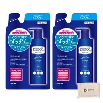 Deoko Scalp Care refill 370ml x 2 piece Sweet floral scent [Shampoo set]