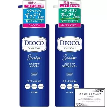 Deoko Scalp Care Шампунь-кондиционер для ухода за кожей головы 450 мл Набор для парного ухода за телом Оптовая покупка Сладкий цветочный аромат Включает в себя магазинную карту и оригинал синий