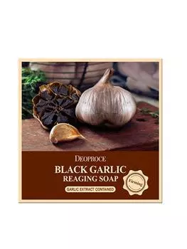 DEOPROCE Black Garlic Soap Антивозрастное туалетное мыло с экстрактом чёрного чеснока