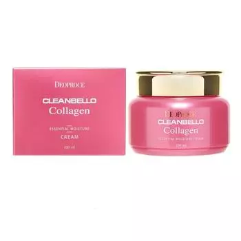 DEOPROCE CLEANBELLO COLLAGEN ESSENTIAL MOISTURE CREAM / Увлажняющий крем для лица с коллагеном, 100 мл,
