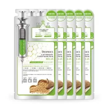Deoproce Lab Therapy 2 Step Mask Pack Успокаивающая плацента 25 мл * 5 шт./10 шт./15 шт./20 шт. 5ea