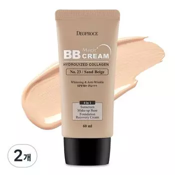 Deoproce Magic BB Cream SPF50+ PA+++ 60 мл, Нет. 23 Песочно-бежевый, 2 шт.
