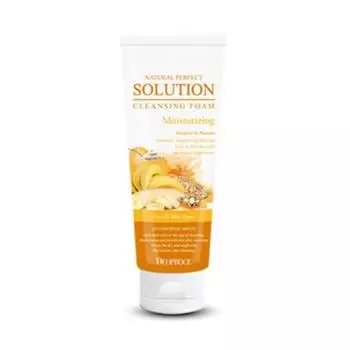 Deoproce Natural Perfect Solution Очищающая пенка Овсянка и банан 170г*1шт/2шт/3шт 1Pc