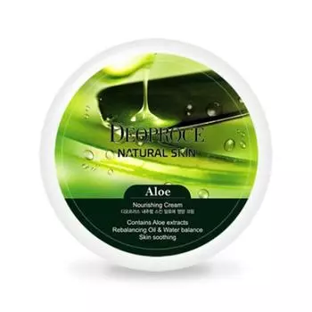 Deoproce Natural Skin Питательный крем с алоэ 100г*1шт/2шт/4шт 1Pc