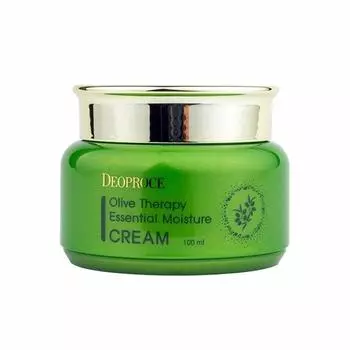 DEOPROCE OLIVE THERAPY ESSENTIAL MOISTURE CREAM Увлажняющий крем для лица с экстратком оливы 100мл