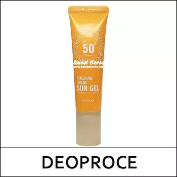 [ДЕОПРОЦЕ] (ov5) Гиалуроновый охлаждающий солнцезащитный гель 50 г / белый футляр