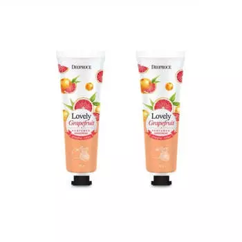 Deoproce Парфюмированный крем для рук Lovely Grapefruit 50г*2шт/4шт/8шт 2Pcs