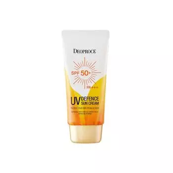 DEOPROCE UV DEFENSE СОЛНЕЧНЫЙ КРЕМ SPF50+ PA+++ 70г белый