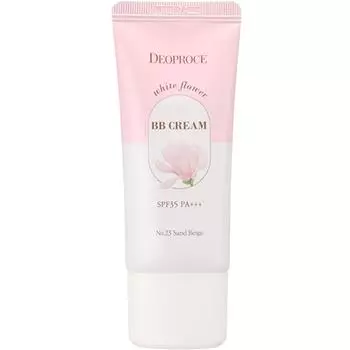 Deoproce White Flower BB Cream SPF35 PA+++, Нет. 23 Песочно-бежевый, 30 г, 1 шт.