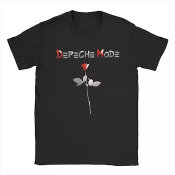 Depeches Cool Modes Футболки Мужские футболки из чистого хлопка в винтажном стиле Футболки с круглым вырезом Футболки с коротким рукавом для взрослых S