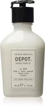 Depot No. 402 Pre&post Shave Emollient Fluid Baume Aprs-rasage TU прозрачный