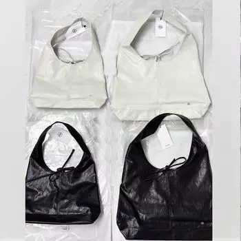 Depound Niche Style Bow Bandage Shoulder Bag White small size [original]]