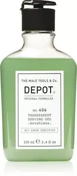 Депозит №. 406 Прозрачный гель для бритья Гель для бритья TU прозрачный