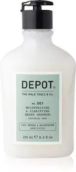 Депозит №. 501 Увлажняющий и осветляющий шампунь для бороды Увлажняющий шампунь для бороды TU прозрачный