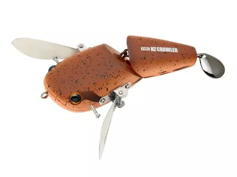 deps Bass Lure Tiny NZ Crawler Red Frog #15