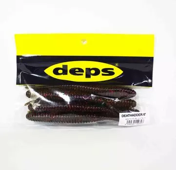 Deps Soft Lure Death Adder 6 дюймов 6 шт. в упаковке 30 шт. (0307)