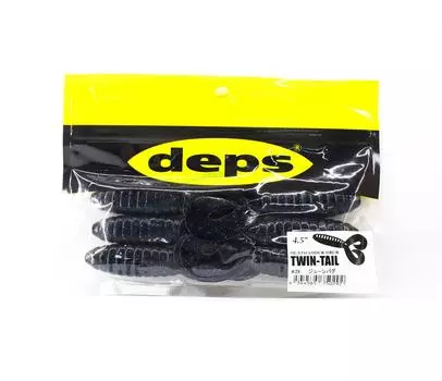 Deps Soft Lure Death Adder Grab Twin Tail 4.5 Inch 6 per pack 29 (0292)