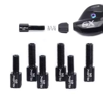 Derailleur M5/M6 Brake Cable Line Adjuster Screw Bolts Bicycle Parts Cycling Bicycle Thumb Shifter M5