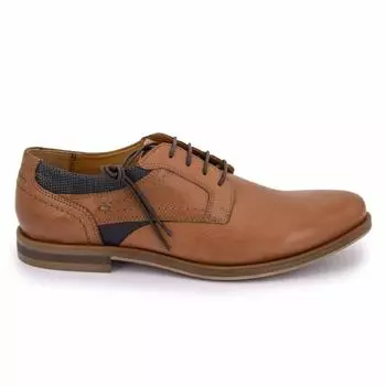 Дерби rex-ss23-41 / ss22-21 коричневая кожа / нубук kairos темно-синий t40-46 Мужчина PIERRE CARDIN