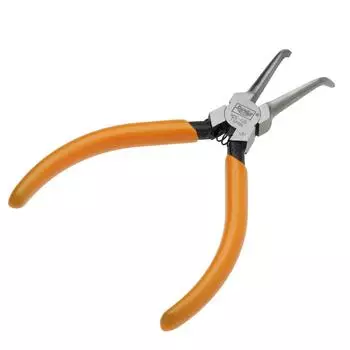 Derby bent tip pliers 125mm Made in Japan (with spring) 90s-125